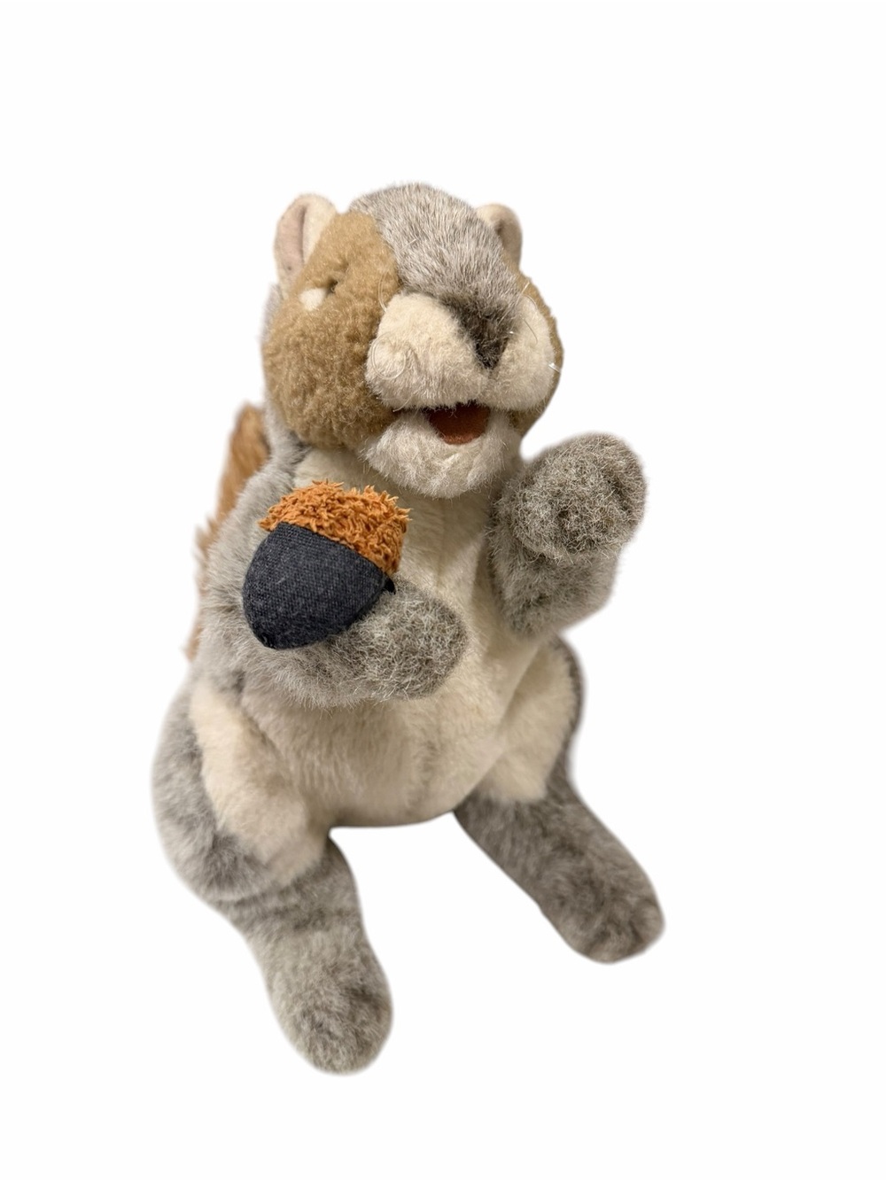 Folkmanis Wildlife Gray Squirrel Hand Puppet Stuffed Animal Vintage - Picture 2 of 8